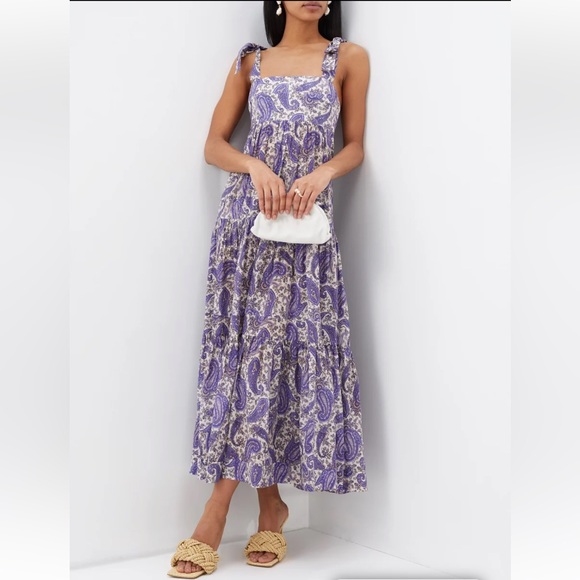 Zimmermann Devi Tie Shoulder Dress - Picture 2 of 13